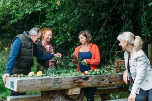 Forage the wilds and cook in a certified organic restaurant