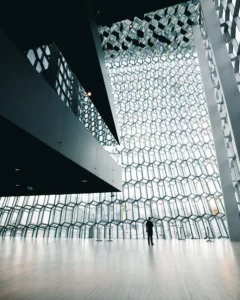 Harpa Concert Hall and Conference Center in Reykjavik