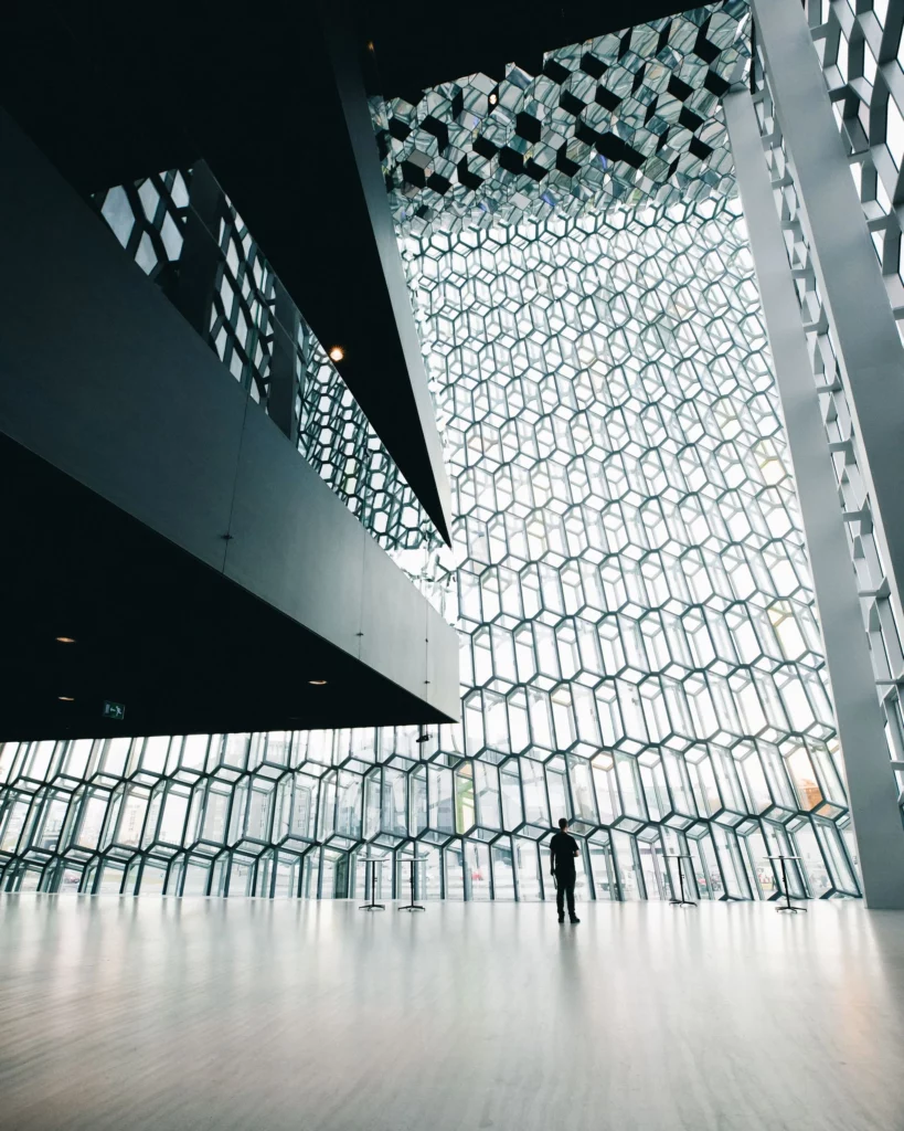 Harpa Concert Hall and Conference Center in Reykjavik