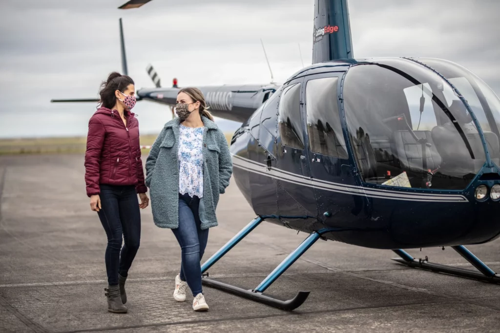 Take a helicopter ride over the Cliffs of Moher