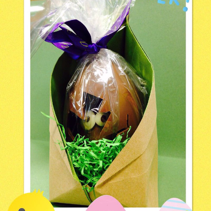 The chocolate bird is hatching…