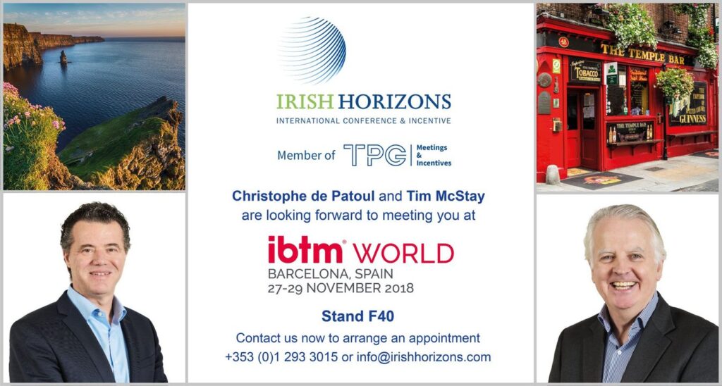 It’s nearly time for IBTM World in Barcelona!