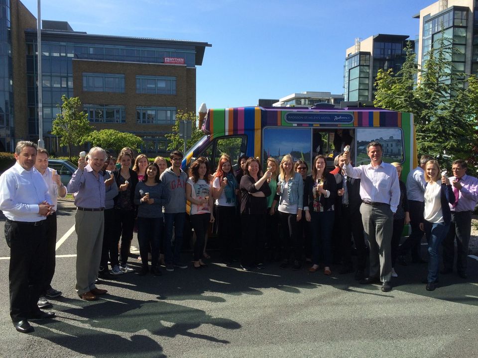 Thank you to the Sales Team at the Radisson Blu St.