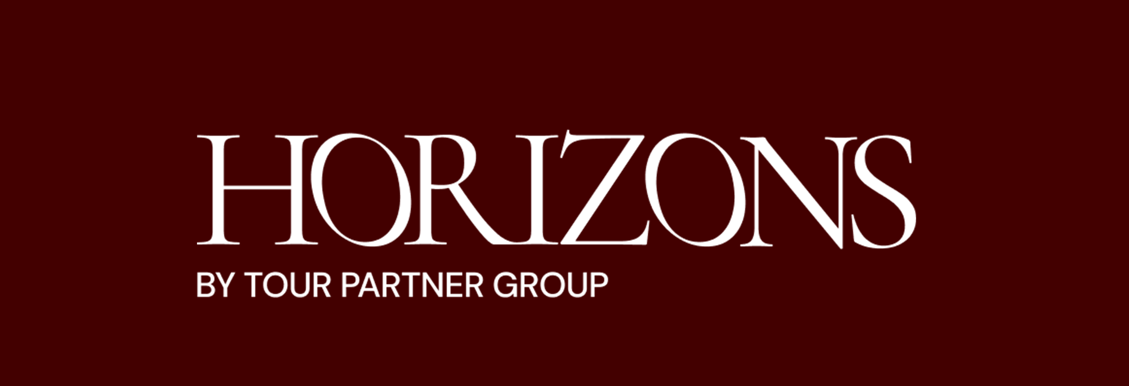 Horizons by Tour Partner Group Logo | Re-brand
