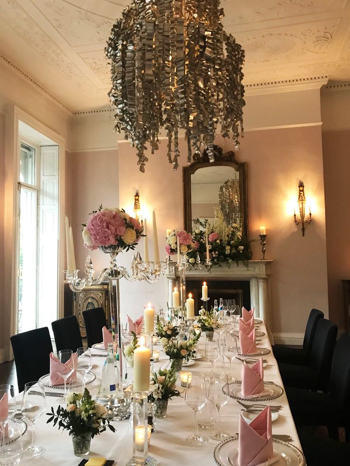 Last week we organised a private dinner in one of Dublin’s top event venues.