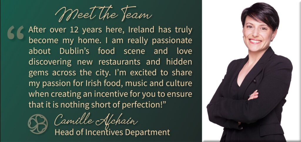 Originally from the south of France, Camille now calls Ireland home.