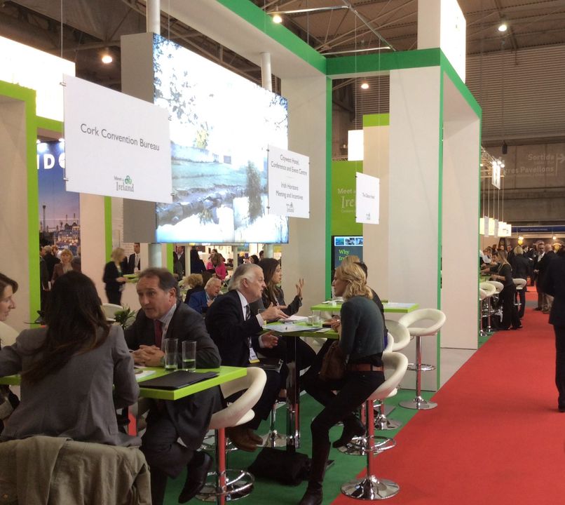 Busy networking at EIBTM.