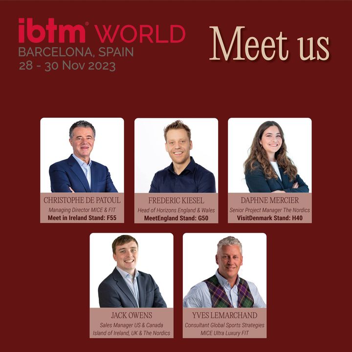 Our team is gearing up for the IBTM in Barcelona from November 28 to 30!